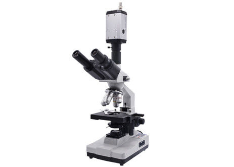 Microscópio Live Blood Microscope binocular do campo escuro de USB 100X/1.25