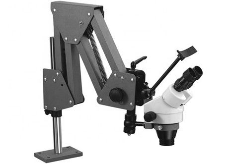 Microscópio estereofônico do banco dos joalheiro da iluminação do diodo emissor de luz de Diamond Setting Microscope 45X