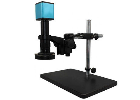 Monocular Drawtube do braço 0.7X 4.5X do microscópio do suporte do crescimento da iluminação do diodo emissor de luz