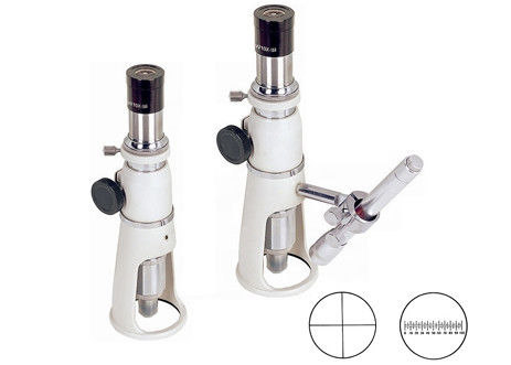 Microscópio de medição portátil metalúrgico ótico do microscópio 100X de PL10X WD 7mm