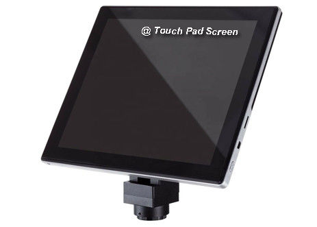 Microscópio 16MP da medida 12 tela do Usb Lcd da tela 4608x3456 do Touch Pad da polegada