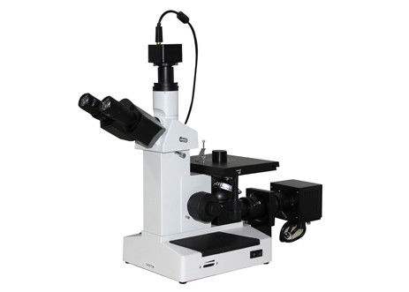Microscópio composto de Trinocular 40X 100X Trinocular com câmera WF10x 16mm