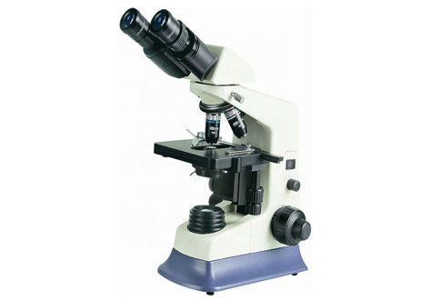 Planeie semi 10X 40X que o microscópio biológico binocular 3W conduziu a fase mecânica