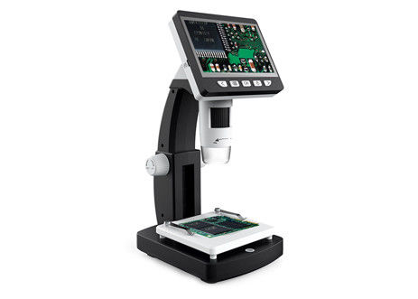 tipo universal LCD Digital do microscópio industrial de 1000X