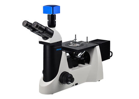 50X-1000X inverteu o microscópio metalúrgico equipado com o verde azul amarelo e os filtros polarizadores