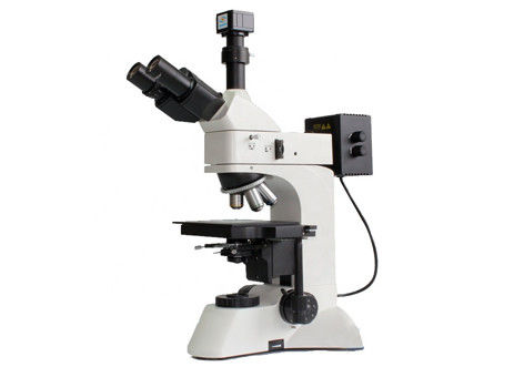 qualidade  DIC Optical Polarizing Microscope WF10X 5X 50X Reflected Microscope Light Source Fábrica