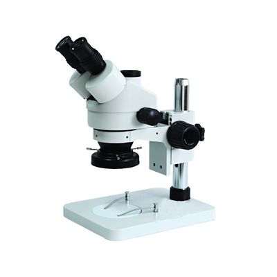 microscópio estereofônico de 7-45X Trinocular com a câmara digital para o projetor e o Computor