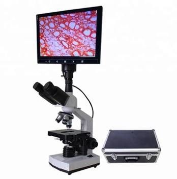 Discussão brilhante da biologia do microscópio do campo da discussão WF10X 400X da biologia da microscopia do LCD