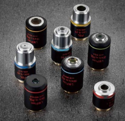 50X-1000X que polariza o microscópio metalúrgico para a pesquisa da petrologia da análise material e que reveste a análise