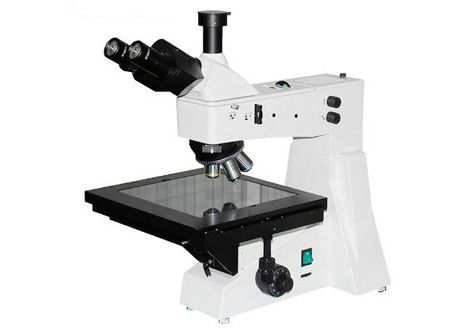 Microscópio ótico da transmissão de DIC 20x 10x que polariza WF10X/22mm Trinocular