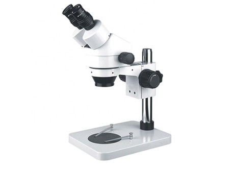microscópio estereofônico do zumbido 7-45X binocular com diodo emissor de luz Ring Light