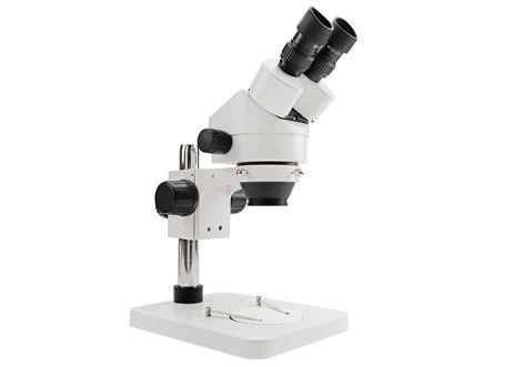 WF10X 45X conduziu o Metallography estereofônico da biologia do microscópio binocular do zumbido do microscópio da lâmpada