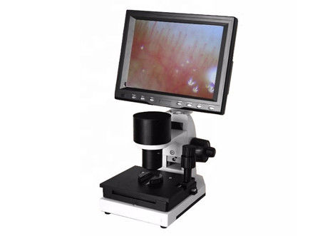 Microscópio biológico do laboratório da dobra 400X do prego com a tela do Lcd 9 polegadas portátil