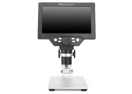 LCD luzes óticas sem fio do diodo emissor de luz do microscópio 12MP 1200X 8 de Digitas de 7 polegadas