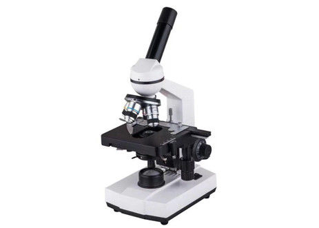 microscópio composto do monocular do óleo do microscópio biológico 40X 100X do laboratório de 115x125mm
