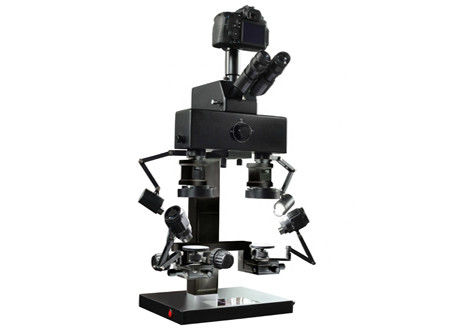 O microscópio de comparação judicial 5W binocular de WF20X conduziu o microscópio da iluminação