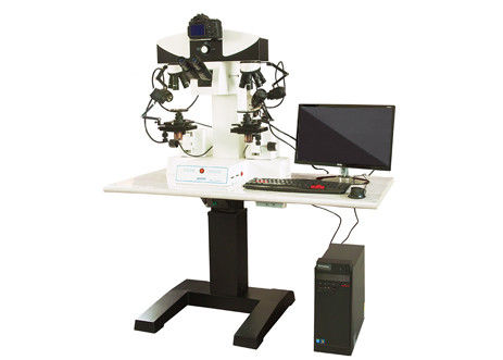 O microscópio de comparação judicial 5W binocular de WF20X conduziu o microscópio da iluminação
