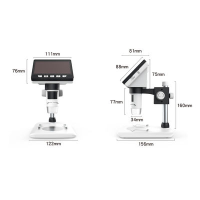 Personalização 1080P 4,3&quot; da fábrica microscópio de Digitas do painel LCD para a indústria da placa de circuito