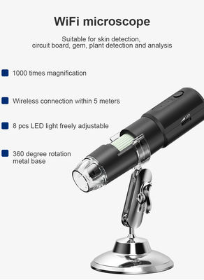 microscópio da câmera do elétron 480P USB de 1000X Wifi
