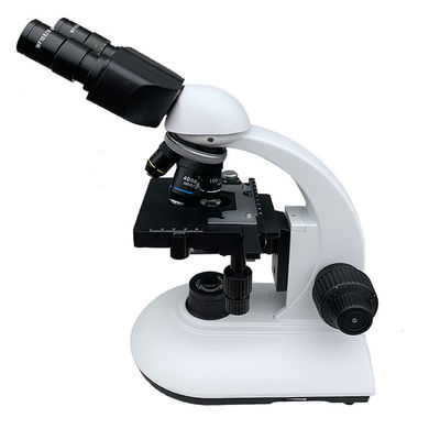 microscópio biológico binocular do ocular 40X de 18mm com a lâmpada do diodo emissor de luz 3W