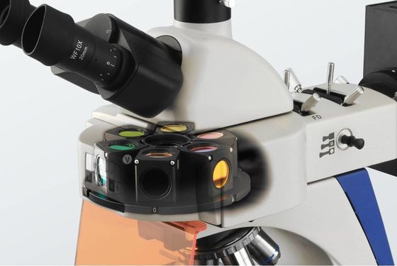 Posição de polarização integrada do microscópio biológico 4 do laboratório do campo escuro