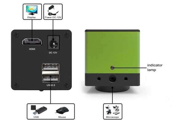 relação verdadeira da câmara digital HDMI USB2.0 da cor 1080P multi