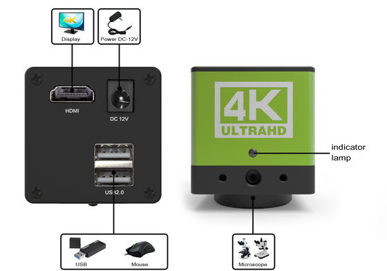 acessórios HDR do microscópio da câmara digital de 4K HD largamente dinâmico