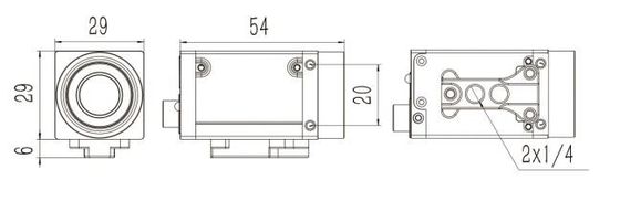 Acessórios do microscópio da câmara digital USB3.0 com definição máxima 4608 x 3288