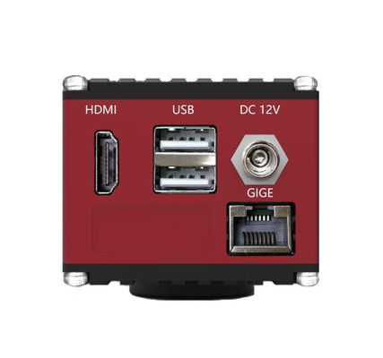 Câmara digital do microscópio de HDMI 60FPS com interface de rede do gigabit