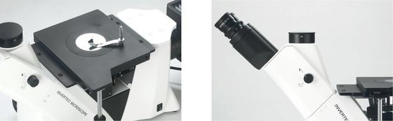 50X 1000X inverteu a observação de polarização do campo escuro de microscópio metalúrgico