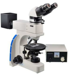 Microscópio de polarização ótico binocular 40X de Trinocular 800X que polariza