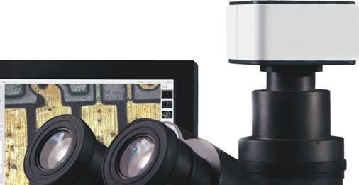 Taxa de quadros máxima da câmera 22FPS do microscópio do pixel 5M USB 2,0 Digital