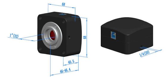 Definições video do encanamento do ISP do hardware da câmera do Usb 3,0 Cmos do microscópio da montagem de C